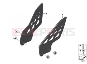 HP Carbon heel guard - BMW Motorrad S 1000 RR 12 (0524,0534) 2012