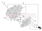 BMW Motorrad BMW 2012 C-Models C 600 Sport (0131, 0132) Engine housing mounting parts