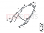 BMW Motorrad BMW 2012 C-Models C 600 Sport (0131, 0132) Rear frame
