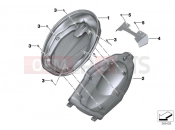 BMW Motorrad BMW 2012 C-Models C 600 Sport (0131, 0132) Storage compartment, rear