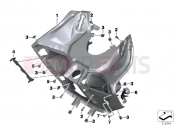 BMW Motorrad BMW 2012 C-Models C 600 Sport (0131, 0132) Leg shield