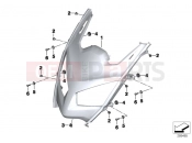 BMW Motorrad BMW 2012 C-Models C 600 Sport (0131, 0132) Headlight bracket