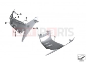 BMW Motorrad BMW 2012 C-Models C 600 Sport (0131, 0132) Fairing side panel, front