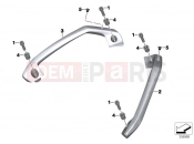 BMW Motorrad BMW 2012 C-Models C 600 Sport (0131, 0132) Handle rear