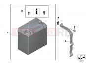 BMW Motorrad BMW 2012 C-Models C 600 Sport (0131, 0132) Battery AGM