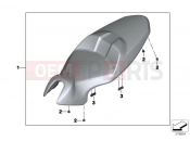 BMW Motorrad BMW 2012 C-Models C 600 Sport (0131, 0132) Saddle, Sport
