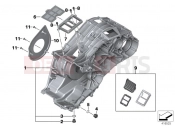 BMW Motorrad BMW 2012 C-Models C 650 GT (0133, 0134) Engine housing, rear