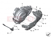 BMW Motorrad BMW 2012 C-Models C 650 GT (0133, 0134) Engine housing cover, left