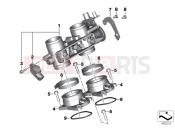 BMW Motorrad BMW 2012 C-Models C 650 GT (0133, 0134) Throttle valve and actuator