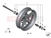 BMW Motorrad BMW 2012 C-Models C 650 GT (0133, 0134) Front wheel
