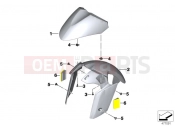 BMW Motorrad BMW 2012 C-Models C 650 GT (0133, 0134) Front wheel fender