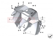 BMW Motorrad BMW 2012 C-Models C 650 GT (0133, 0134) Rear trim panel, center