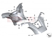 BMW Motorrad BMW 2012 C-Models C 650 GT (0133, 0134) Handlebar cover