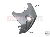 BMW Motorrad BMW 2012 C-Models C 650 GT (0133, 0134) Center fairing panel