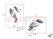 BMW Motorrad BMW 2012 C-Models C 650 GT (0133, 0134) Mirror