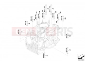 BMW Motorrad BMW 2004 R-Models K2x HP2 Enduro (0369,0389) mounting point crankcase left