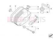 BMW Motorrad BMW 2004 R-Models K2x HP2 Enduro (0369,0389) Cylinder head cover