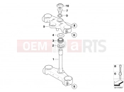 BMW Motorrad BMW 2004 R-Models K2x HP2 Enduro (0369,0389) Fork bridge