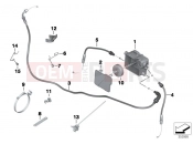 BMW Motorrad BMW 2004 R-Models K2x HP2 Enduro (0369,0389) Bowden cable/cable distributor