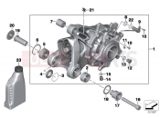 BMW Motorrad BMW 2004 R-Models K2x HP2 Enduro (0369,0389) Right-angle gearbox, rear