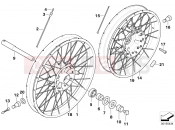 BMW Motorrad BMW 2004 R-Models K2x HP2 Enduro (0369,0389) Spoke wheel