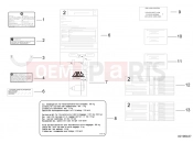 BMW Motorrad BMW 2004 R-Models K2x HP2 Enduro (0369,0389) Label