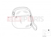 Bag for top case - BMW Motorrad F 650 CS 04 (0177,0187) 2004