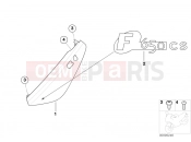 Tail trim - BMW Motorrad F 650 CS 04 (0177,0187) 2004