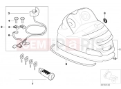 Audio system for CD player - BMW Motorrad F 650 CS 04 (0177,0187) 2004