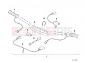 BMW Motorrad BMW 1993 F-Models F 650 94 (0161) Retrofit kit, heated handle