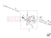 BMW Motorrad BMW 1993 F-Models F 650 94 (0161) Handle unit left