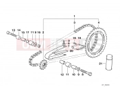 BMW Motorrad BMW 1993 F-Models F 650 94 (0161) Chain drive