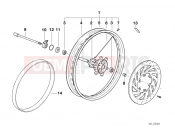 BMW Motorrad BMW 1993 F-Models F 650 94 (0161) Front wheel