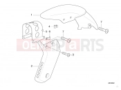 BMW Motorrad BMW 1993 F-Models F 650 94 (0161) Front wheel fender