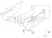 BMW Motorrad BMW 1993 F-Models F 650 94 (0161) Side cover