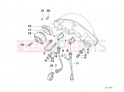 BMW Motorrad BMW 1993 F-Models F 650 94 (0161) Instruments/mounting parts