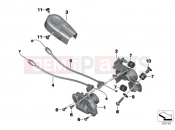 Exhaust flap - BMW Motorrad R 1200 GS (0A01, 0A11) 2015