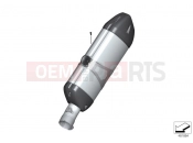 Rear muffler, chrome-plated - BMW Motorrad R 1200 GS (0A01, 0A11) 2015