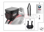 Tank backpack, large - BMW Motorrad R 1200 GS (0A01, 0A11) 2015