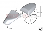 BMW Motorrad BMW 2015 C-Models C evolution (0C03) Bench seat