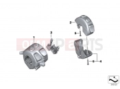 BMW Motorrad BMW 2015 C-Models C evolution (0C03) Multifunction switch, handlebar, LIN bus