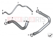 Cooling system - water hoses - BMW Motorrad S 1000 RR 15 (0D10,0D21) 2015