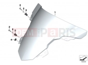Windshield - BMW Motorrad S 1000 RR 15 (0D10,0D21) 2015