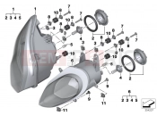 Headlight - BMW Motorrad S 1000 RR 15 (0D10,0D21) 2015