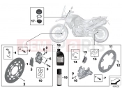 BMW Motorrad BMW 2017 F-Models K7x F 800 GS 17 (0B07, 0B17) Brake service