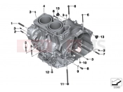 BMW Motorrad BMW 2017 F-Models K7x F 800 GS 17 (0B07, 0B17) Engine housing mounting parts