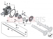 BMW Motorrad BMW 2017 F-Models K7x F 800 GS 17 (0B07, 0B17) Water pump