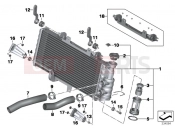BMW Motorrad BMW 2017 F-Models K7x F 800 GS 17 (0B07, 0B17) Radiator