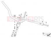 BMW Motorrad BMW 2017 F-Models K7x F 800 GS 17 (0B07, 0B17) Handlebar