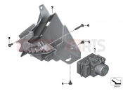 BMW Motorrad BMW 2017 F-Models K7x F 800 GS 17 (0B07, 0B17) Pressure modulator ABS